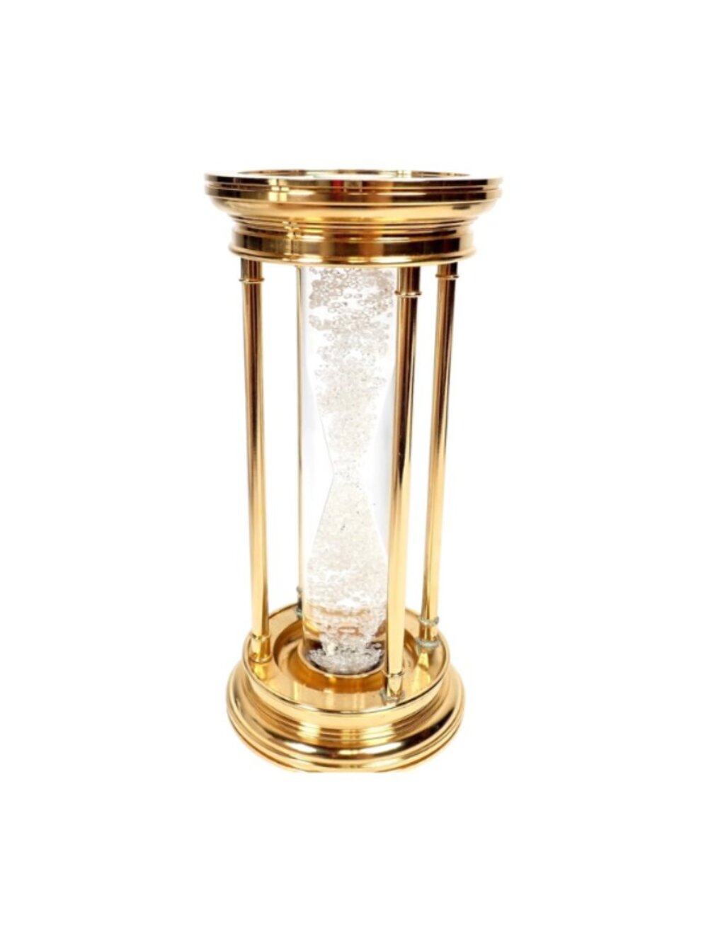 Authentic! De Beers Limited Edition Millennium 2000 Diamond Brass Hourglass